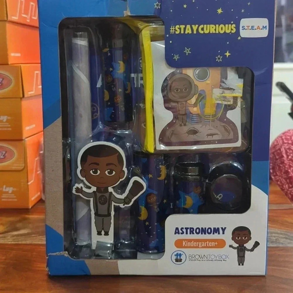 BROWN TOY BOX DADISI ACADEMY DRE/ASTRONOMY STEAM KIT - Picture 2 of 4